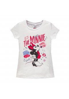 Disney T-shirt Disney Minnie Stay Dazzling manica corta Bianco