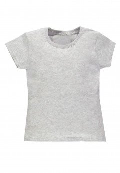 Fantaztico T-Shirt Manica Corta Bambina Grigia Grey