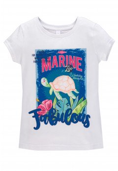  T-Shirt Zoo Marine White