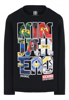 Lego Wear T-Shirt Manica Lunga Ninjago Black