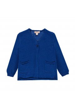 Brums Cardigan in maglia tricot Blu