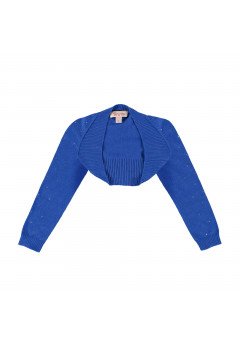 Brums Scaldacuore in maglia tricot con strass Blu