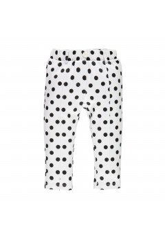 Brums Pantalone in punto Milano a pois Bicolor