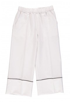 Mek Pantaloni larghi con profilo Bianco