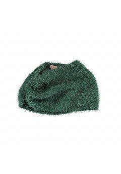 Brums Mantellina tricot effetto pelliccia Verde
