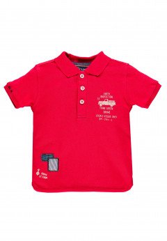Brums Polo in piquet Rosso