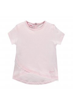 T-shirt in jersey e tulle