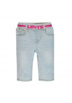 Jeans Skinny Todey logo rosa