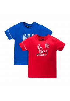 Brums T-shirt in jersey - Set 2 pezzi Multicolor