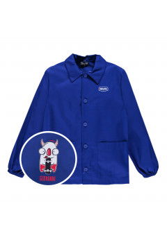 Brums Grembiule bambino con stampa personalizzata monster Blue