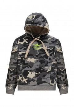 Aeronautica Militare Felpa Venom Camouflage Logo Multicolor