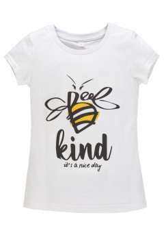 Fantaztico T-Shirt Bee Kind Bianco