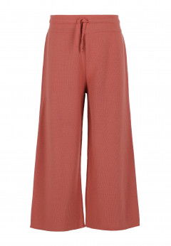 Vicolo Pantalone largo in maglia Pink