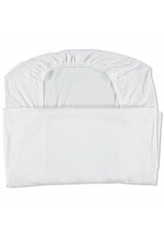 Ellepi Lenzuolino lettino in jersey con angoli elasticizzati 50x130 cm Bianco