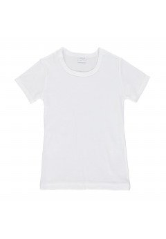 Ellepi T-shirt girocollo bambina  Bianco
