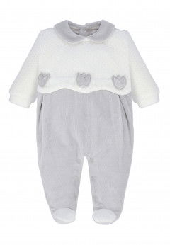 Ellepi Tutina in ciniglia neonato White