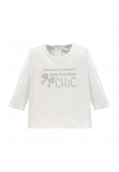 Coccodè T-Shirt Neonata Chic White