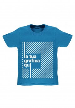 Fantaztico T-shirt azzurra bambino personalizzabile Azzurro