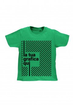 Fantaztico T-shirt verde bambino personalizzabile Verde