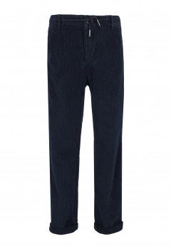 Jeckerson Pantalone chinos in velluto Blue