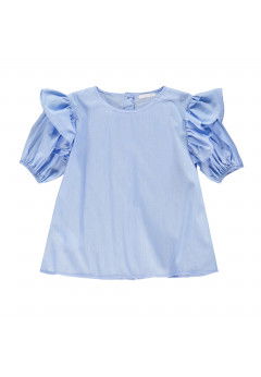 Lù Lù by Miss Grant Blusa Bambina Celeste  Light Blue