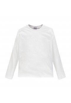 Fantaztico T-shirt bianca manica lunga maschio Bianco