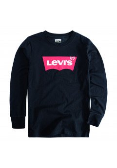 Levis BATWING - T-shirt Logo manica lunga nera Nero