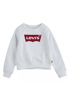 Levis BATWING - Felpa Key Item Logo C bianca Bianco