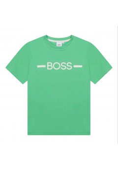 Hugo Boss T-shirt manica corta Bambino 3-10 Verde