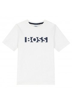 Hugo Boss T-shirt manica corta Bambino 3-10 Bianco
