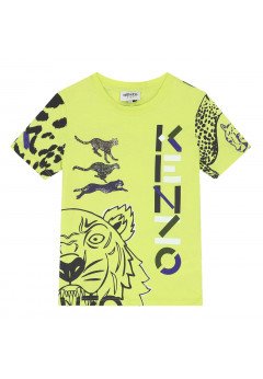 Kenzo Kids T-shirt manica corta Giallo