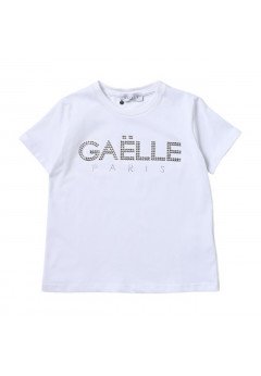 Gaelle T-shirt manica corta bambina Bianco