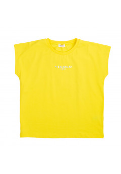 Vicolo T-shirt manica corta bambina Giallo