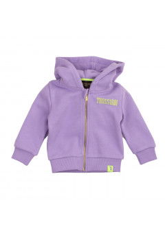 Trussardi Felpe con cappuccio neonata Violet