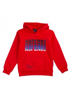 Aspen Polo Club Felpe con cappuccio bambino Red
