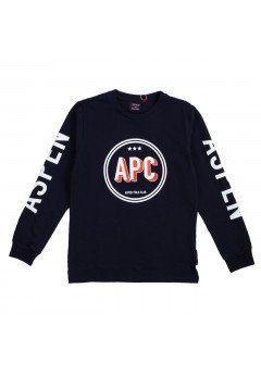 Aspen Polo Club T-shirt manica lunga bambino Blu