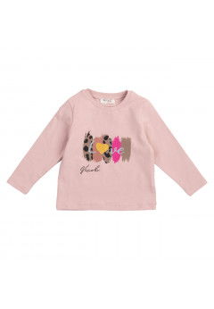 Vicolo T-shirt manica lunga bambina Rosa