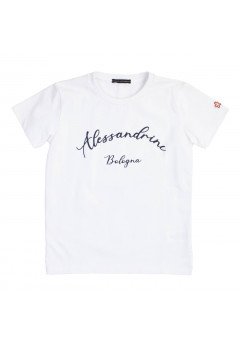 Daniele Alessandrini T-shirt manica corta bambino Bianco