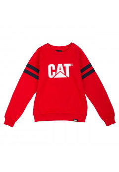 Caterpillar Felpe senza cappuccio bambino Red