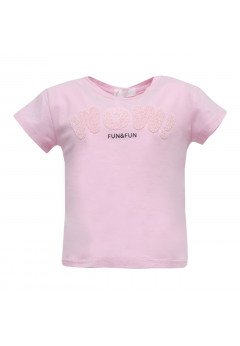 Fun Fun T-shirt manica corta bambina Pink
