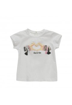 T-shirt manica corta neonata