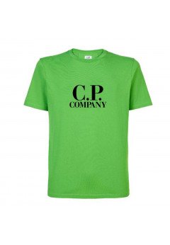cp company T-shirt manica corta bambino Green