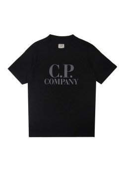 cp company T-shirt manica corta bambino Black