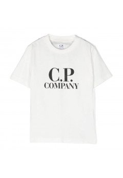 cp company T-shirt manica corta bambino Bianco