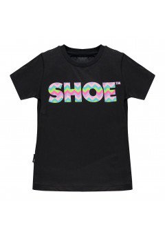Shoe T-Shirt Logo Manica Corta Tammy0944 Black