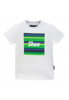 Shoe T-Shirt Logo Timmy0911 White