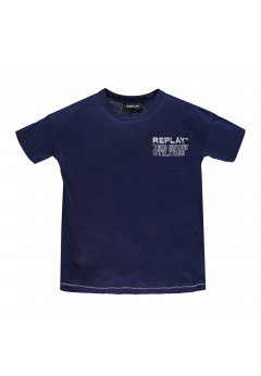 Replay T-Shirt Manica Corta Blu