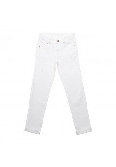 Gaudì Pantaloni Jeans Bambina Bianco