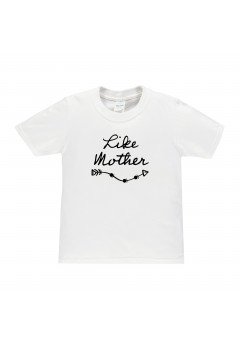 T-shirt bambino bianca Like Mother