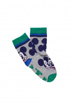 Disney Calzini antiscivolo Mickey grigia e blu Grigio